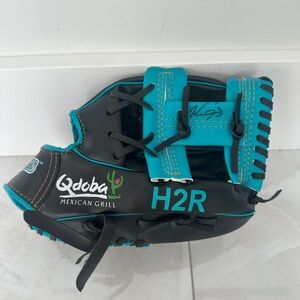Florida Marlins Hanley Ramirez H2R Baseball Glove Signed by Wes Helms #18 2009